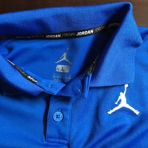 Blue shirt sleeve Jordan Dri-Fit  shirt